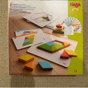Like new Haba colorful shapes arranging game